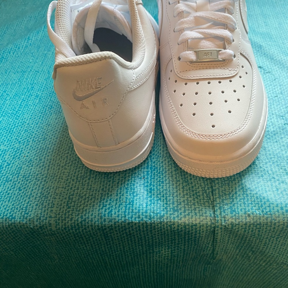 Ladies White Airforce Ones Sneakers brand new.